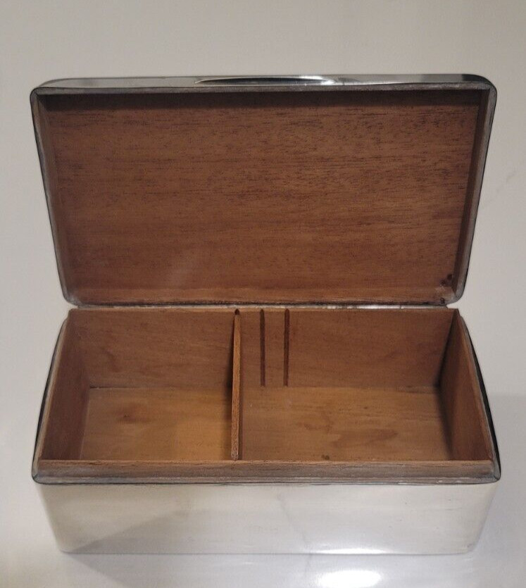 Sterling Silver Cigar Box