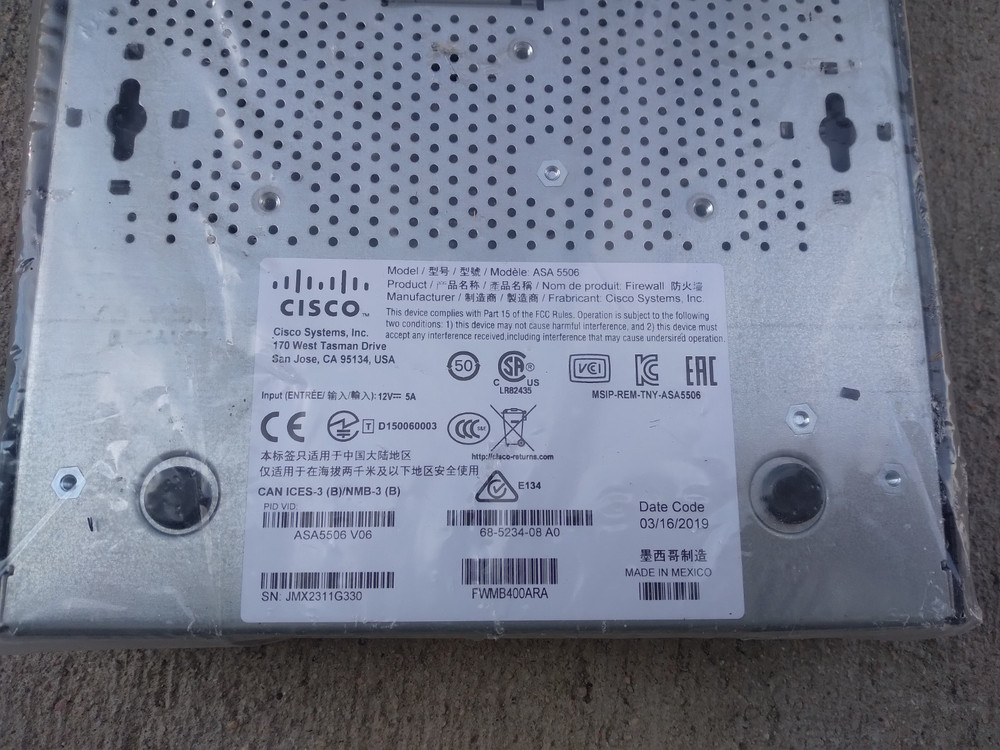 Cisco ASA 5506 X Fire Wall