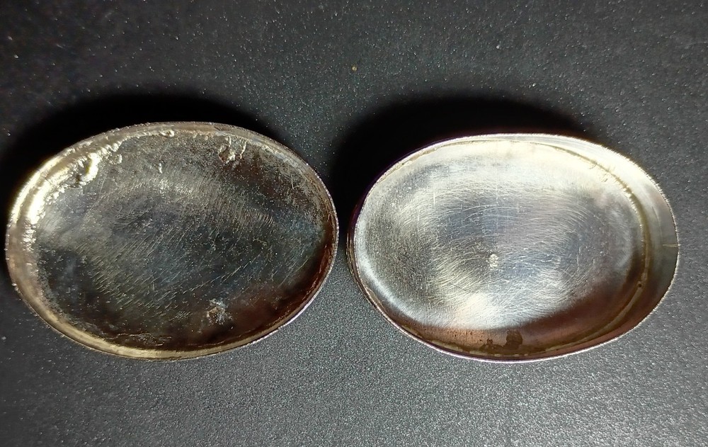 Victorian Sterling Silver Oval Container