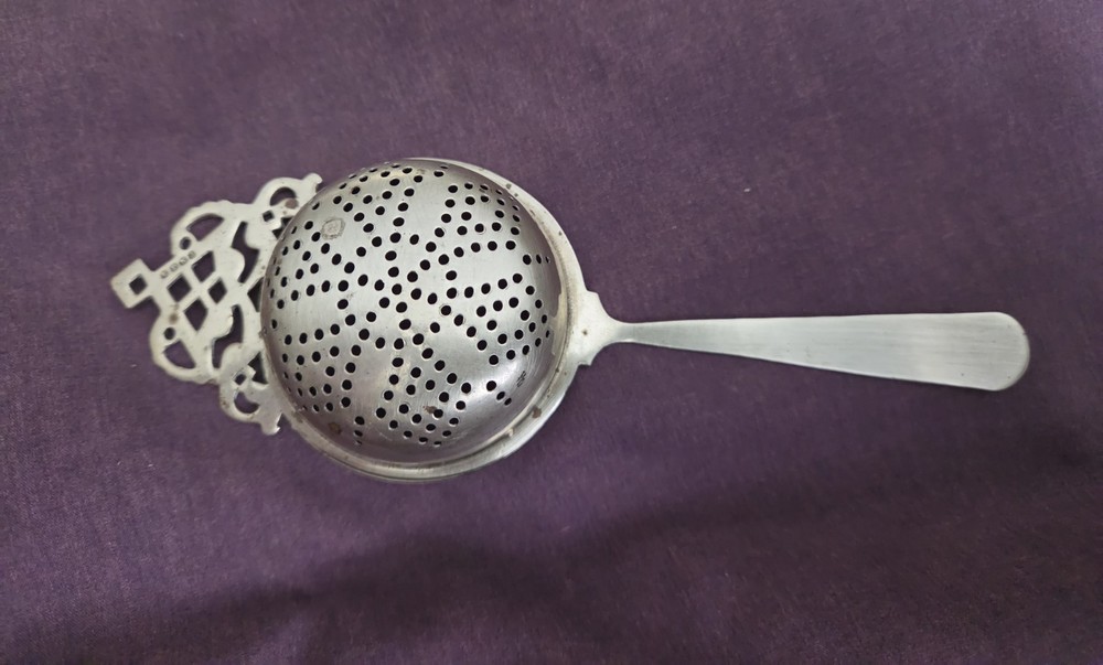 Vintage Silver Plated Tea Strainer