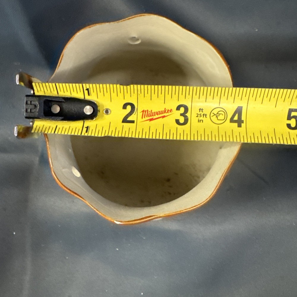 Art Pottery - Hand Painted - Floral Pattern Clay Planter