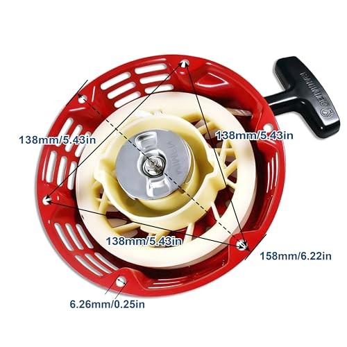 Recoil Pull Starter Start fit for Predator 212cc 196cc Engine for Honda Red