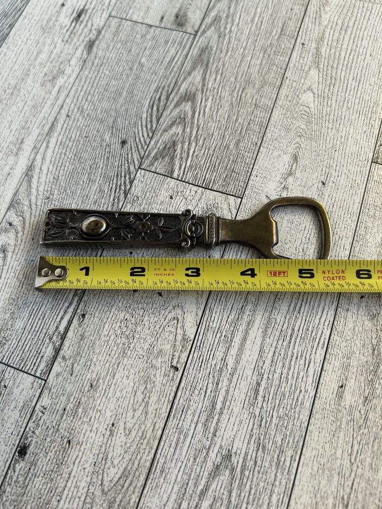 Godinger Silver Plate Bottle Opener Vintage