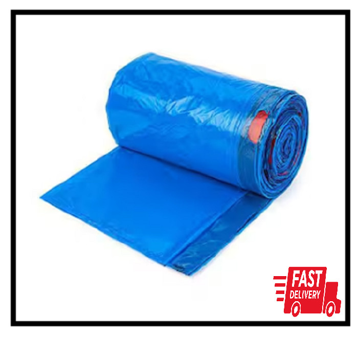 33 Gal. Drawstring Blue Recycling Bags (45-Count)