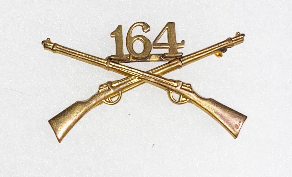 Pre-WWI 164th Infantry Collar Device