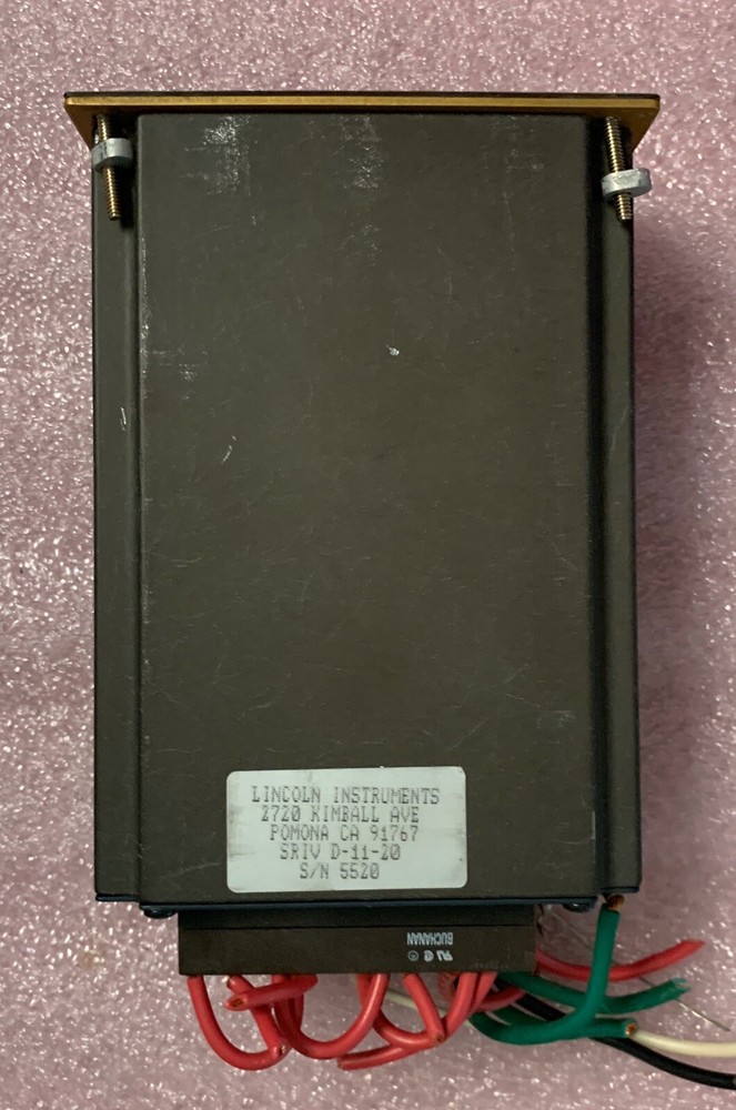 LINCOLN INSTRUMENTS INC READOUT CONTROLLER POWER SUPPLY SRIV SR4 D-11-20