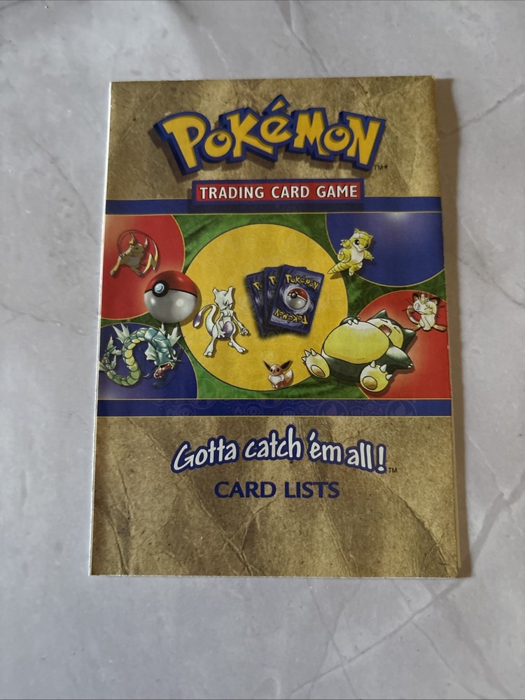 1999 Pokemon Bodyguard Theme Deck Fossil (Open Box)
