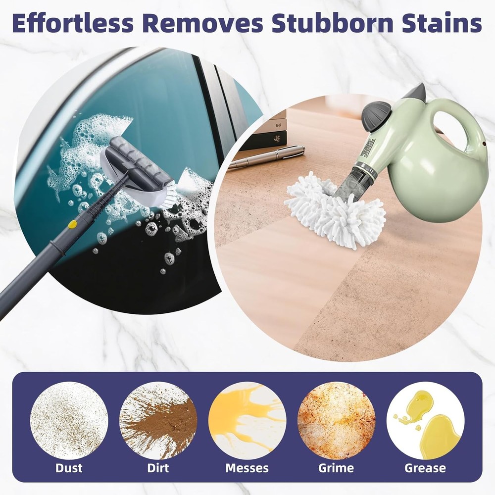 4 Pack Universal Steam Cleaner Accessories Reusable Steam Shot Attachments