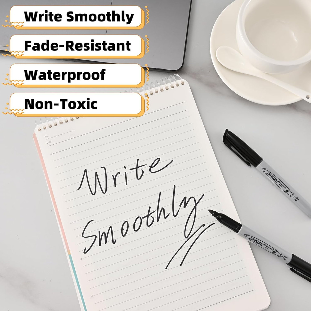 Permanent Markers, 40 Packs Permanent Markers Bulk, Quick Drying in One Second,