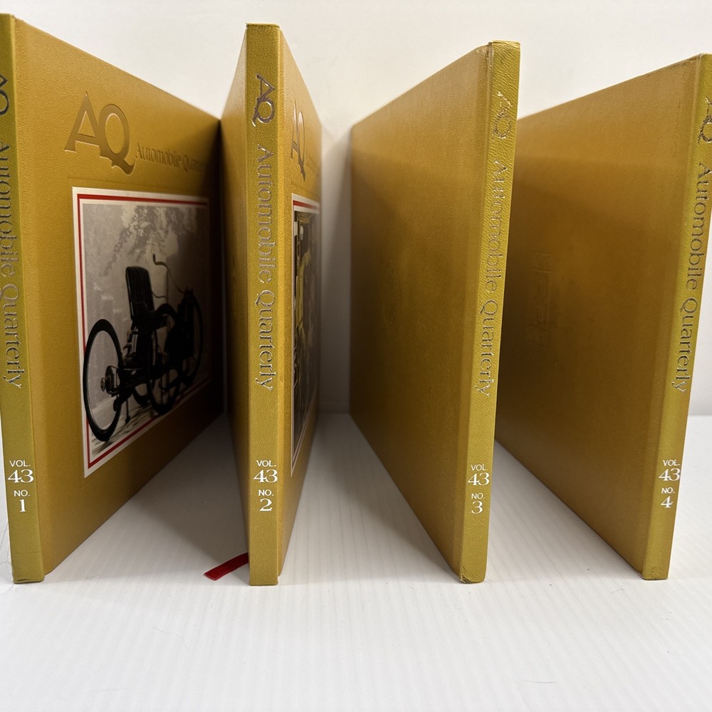 Automobile Quarterly Volume 43 Nos. 1-4 COMPLETE SET