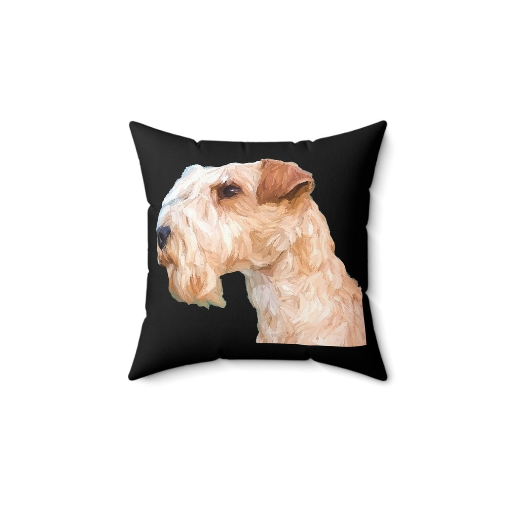 Lakeland Terrier Spun Polyester Throw Pillow