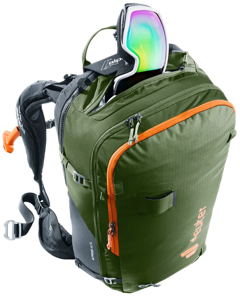 Airbag backpacks Deuter Alproof 32 (khaki-black)