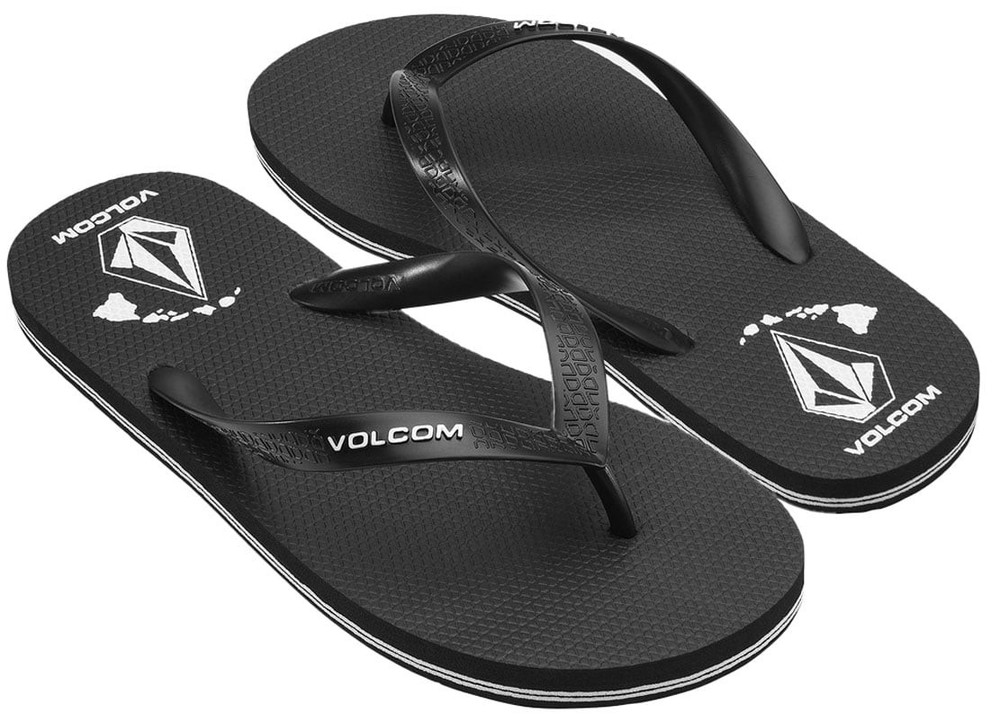 Volcom Volcomotion Hawaii Sandal - Black/White - New