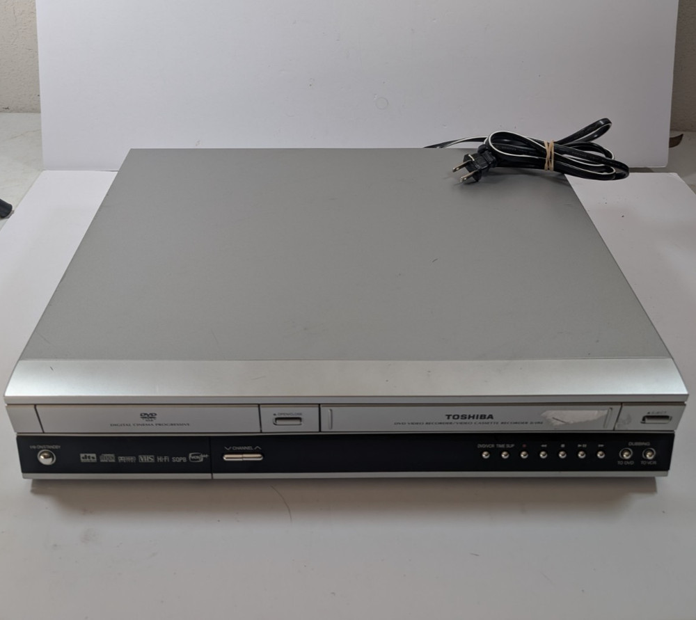 Toshiba D-VR3SU DVD Recorder VCR Combo Tested/Working No Remote