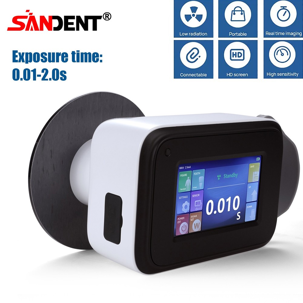 UPS Portable Dental X Mobile Ray Unit Digital Machine High Frequency Shield