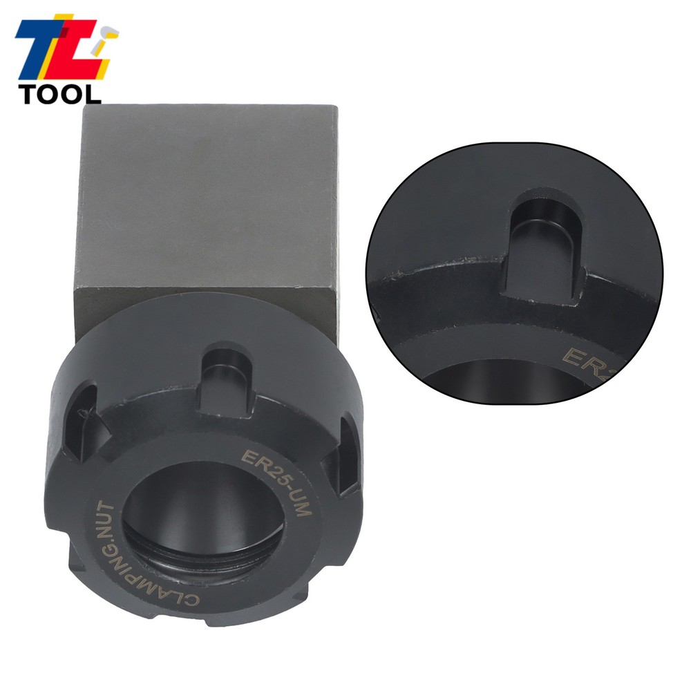 Square Collet Block Holder ER25 Fit for Precision Machining Work