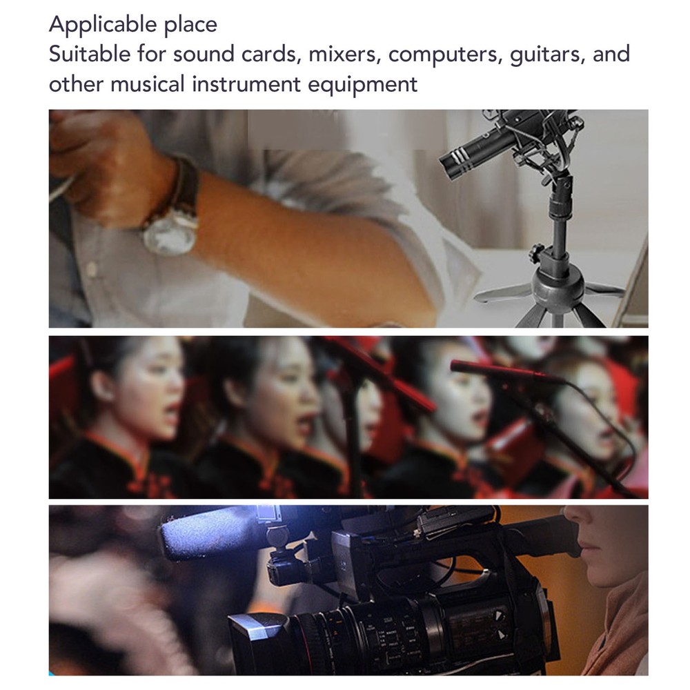 Small Diaphragm Condenser Microphone With Good Connectivity For Studio Record