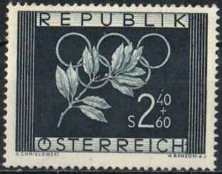 Austria Stamp B277  - 52 Olympics
