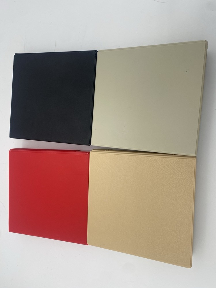 Vintage Gray 5.25 Floppy Disk Storage Case Box PC Computer Disk Holder