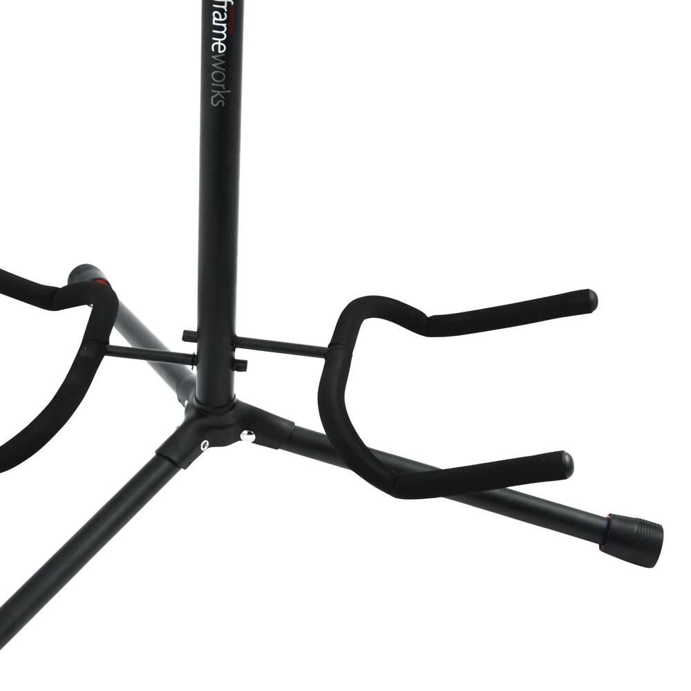 Frameworks Adjustable Double Guitar Stand, Holds Two Electric or Acoustic Gui...