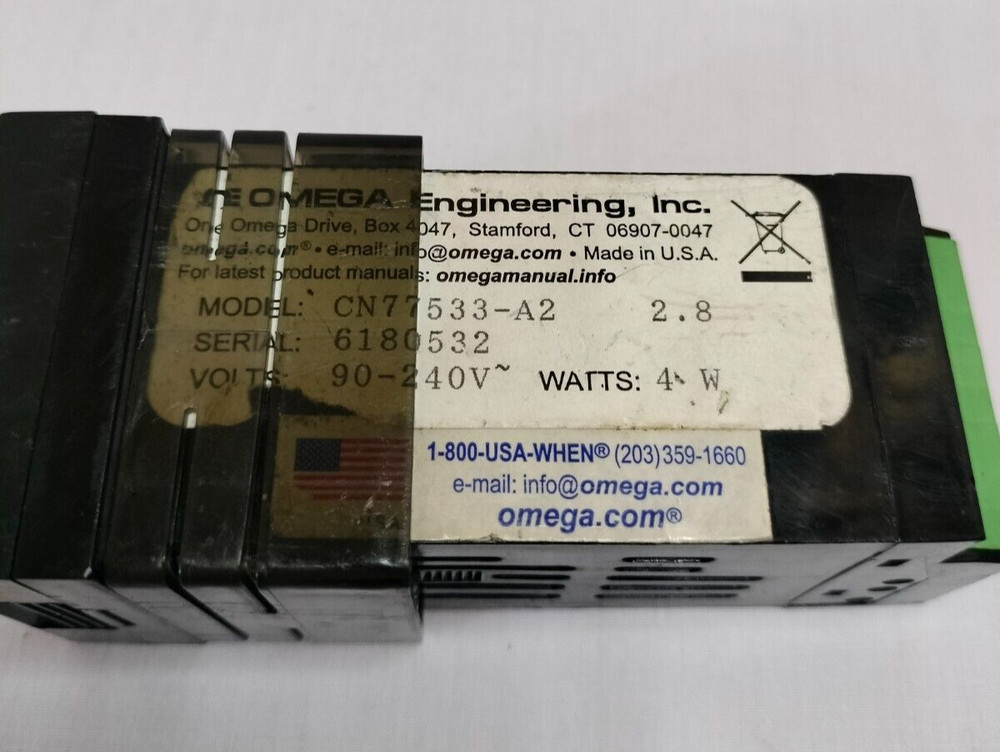 Micro Omega Engineering CN77533-A2 CN77533A2 Temperature Controller 90-240V 4W
