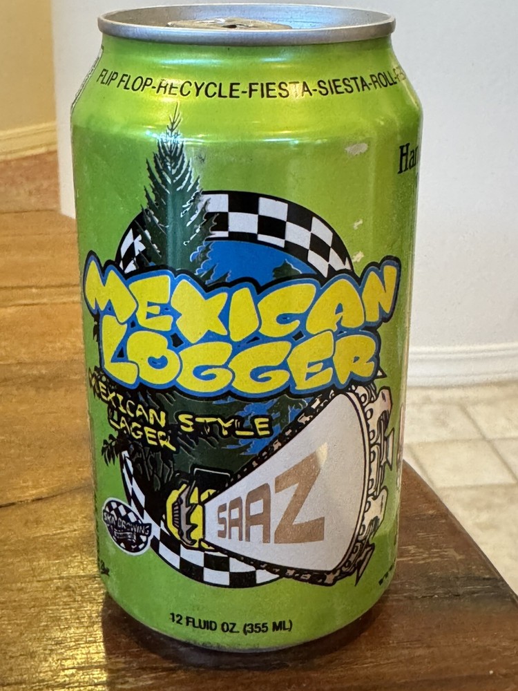 SKA Brewing - Mexican Logger - Empty Beer Can Bottom Opened - Durango Colorado