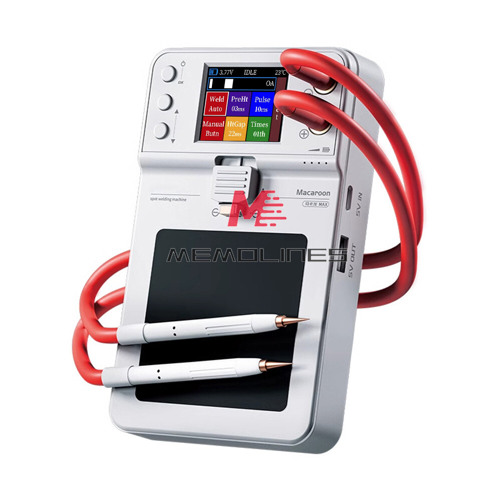 Integrated Spot Welding Machine 5V 650A Macaron Support Double Pulse Spot Welder