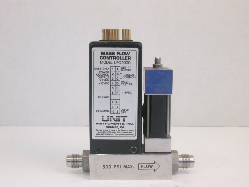 Unit UFC-1000, MFC, Mass Flow Controller, NH3, 300 SCCM, Used