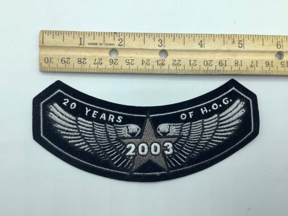 Vintage 2003 harley owners group 6” patch unused