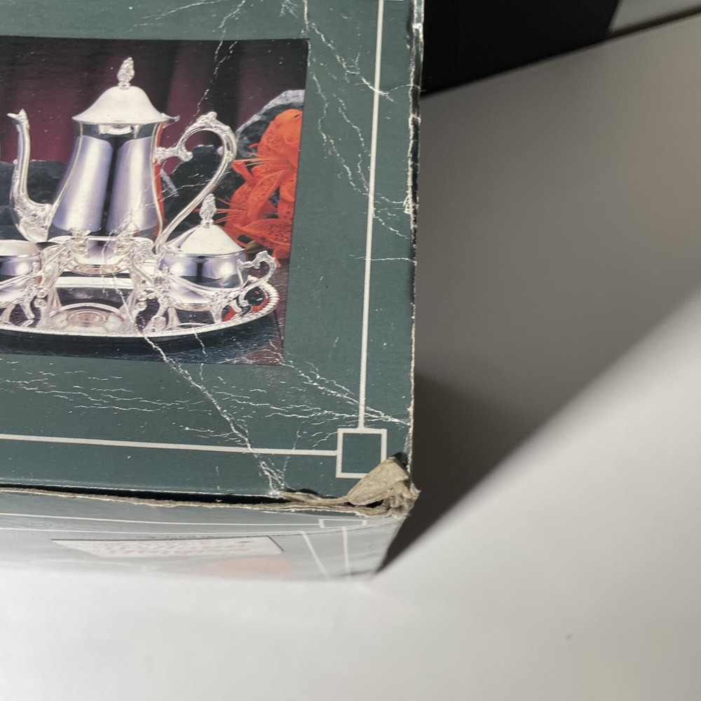 WM ROGERS & SON Silverplated Three Piece Coffee Set