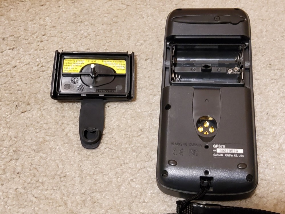 Garmin GPSMAP 76 Tested Clean Bundle w/ box, strap, manuals, cables EUC