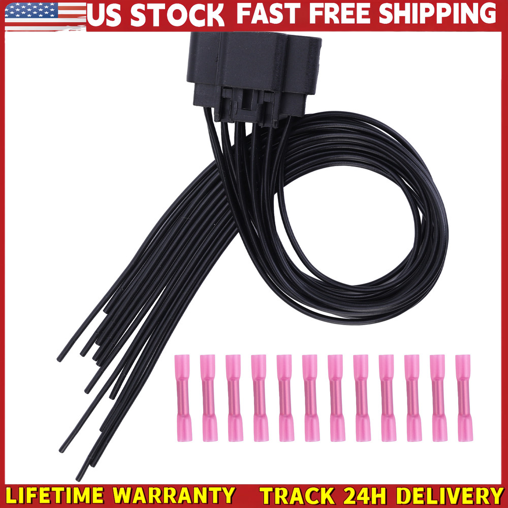 FOR WPT928 Heated Seat Module Element Connector Wire Harness 12 Leads