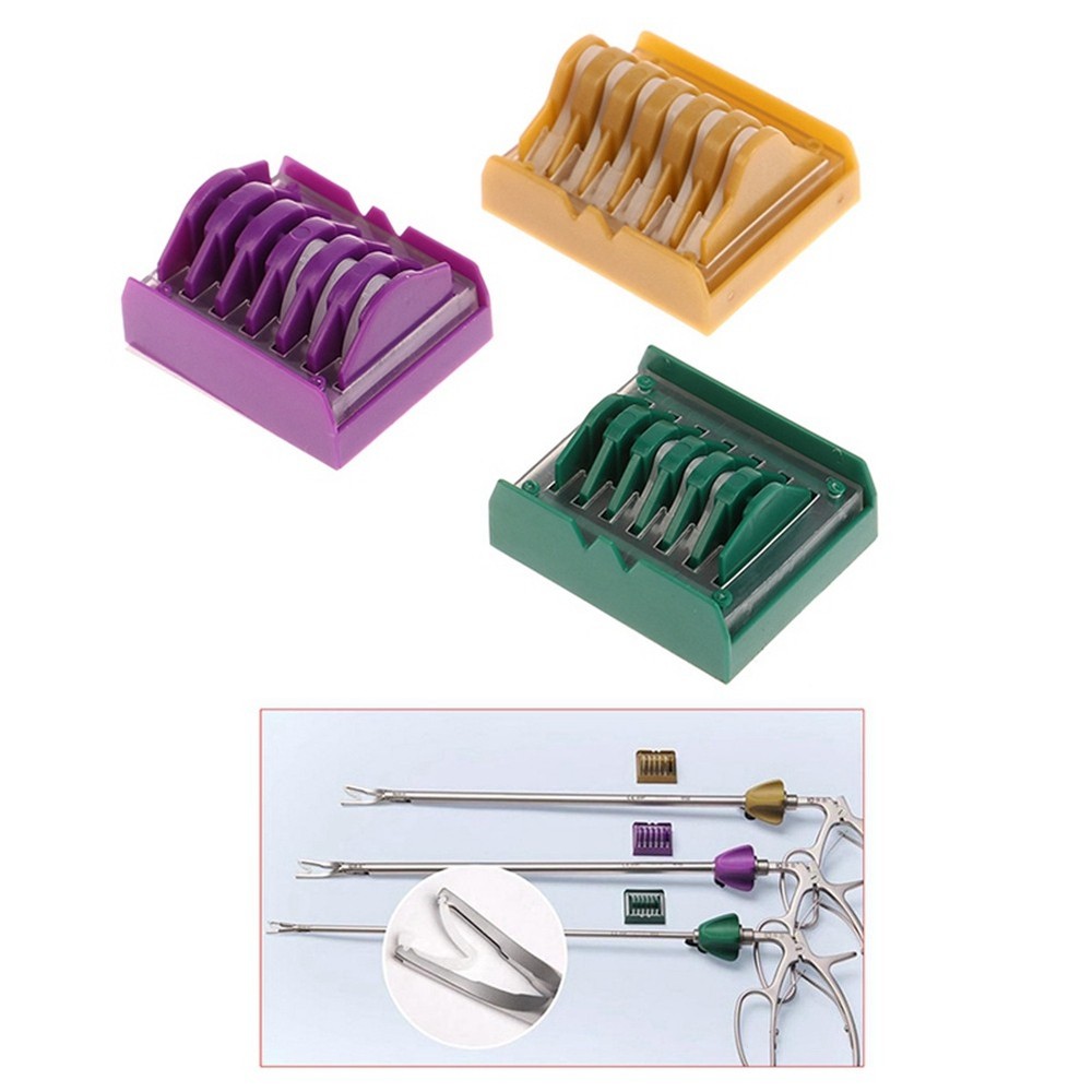Plastic Laparoscopic Polymer Ligation Clips Hemolok Clips Endoscopy Surgery8740