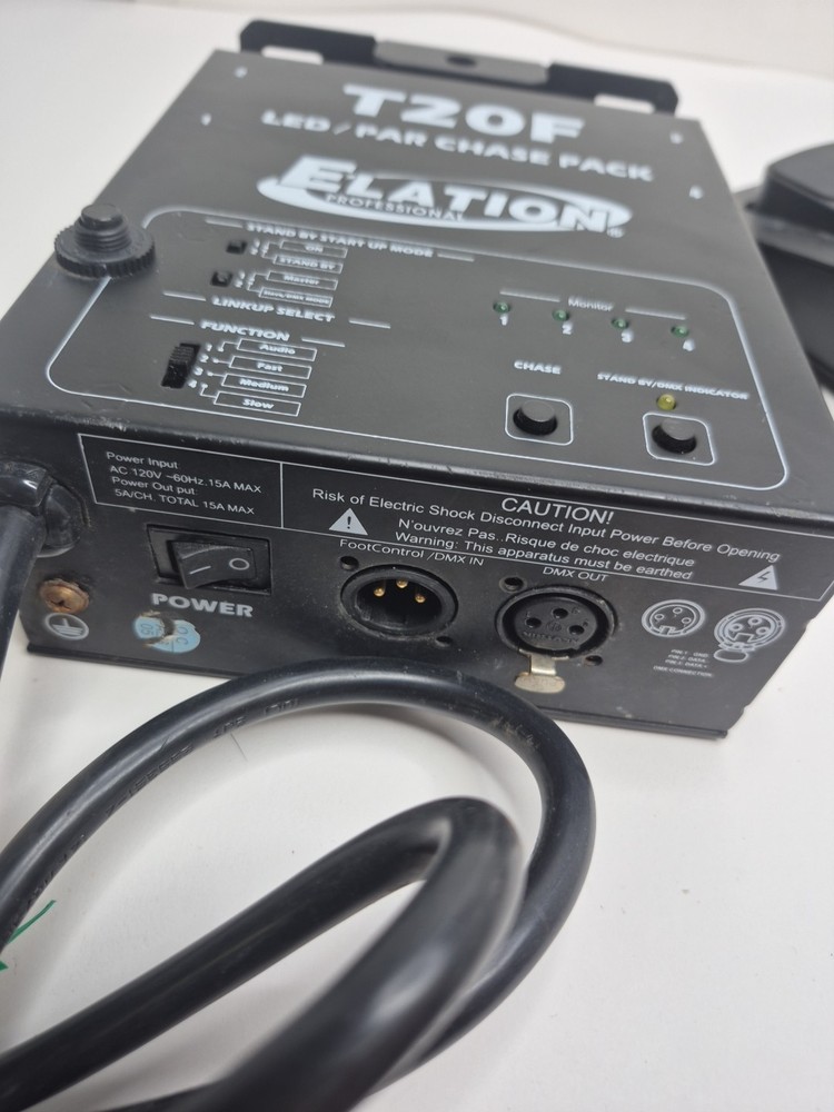 Elation T20FC - LED/PAR Can Chase Control Pack with Foot Panel
