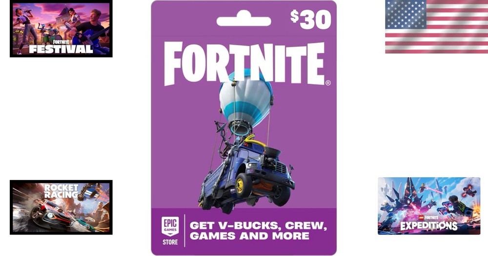 Epic Games $30 Gift Card - Online Redemption
