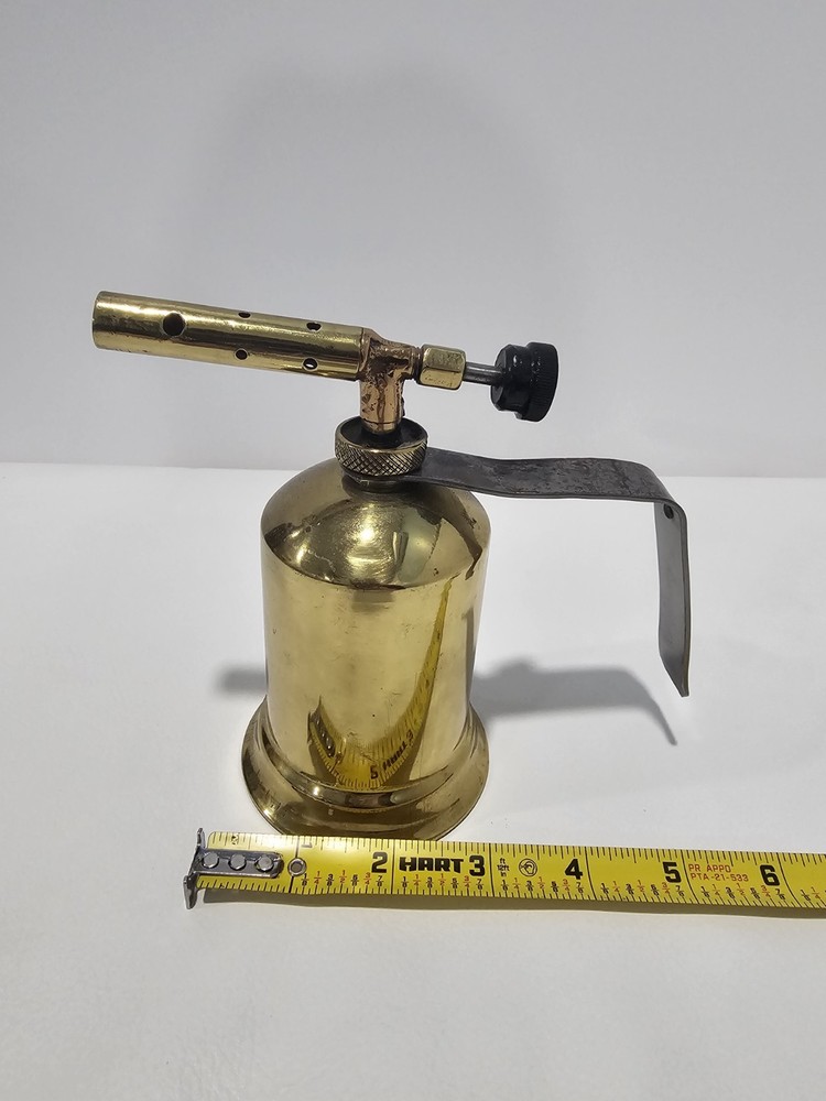 6" Antique Gasoline Brass Torch