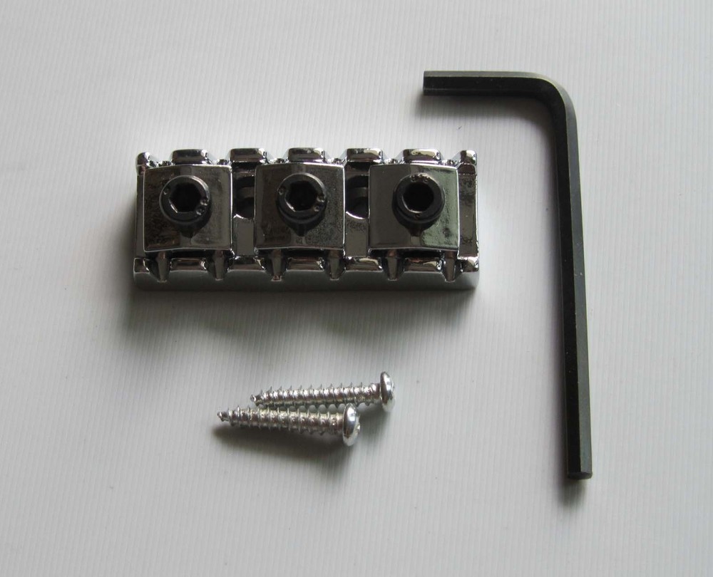 43mm Chrome Guitar Locking Lock Nut String Lock for Floyd Rose Guitar