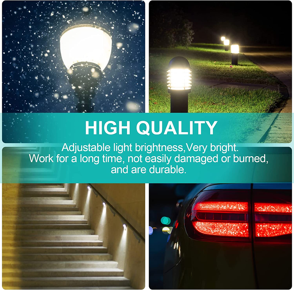 4W 12V T5 Light Bulbs for Landscape Light Bulbs/ Wedge Base Low Voltage Lights B