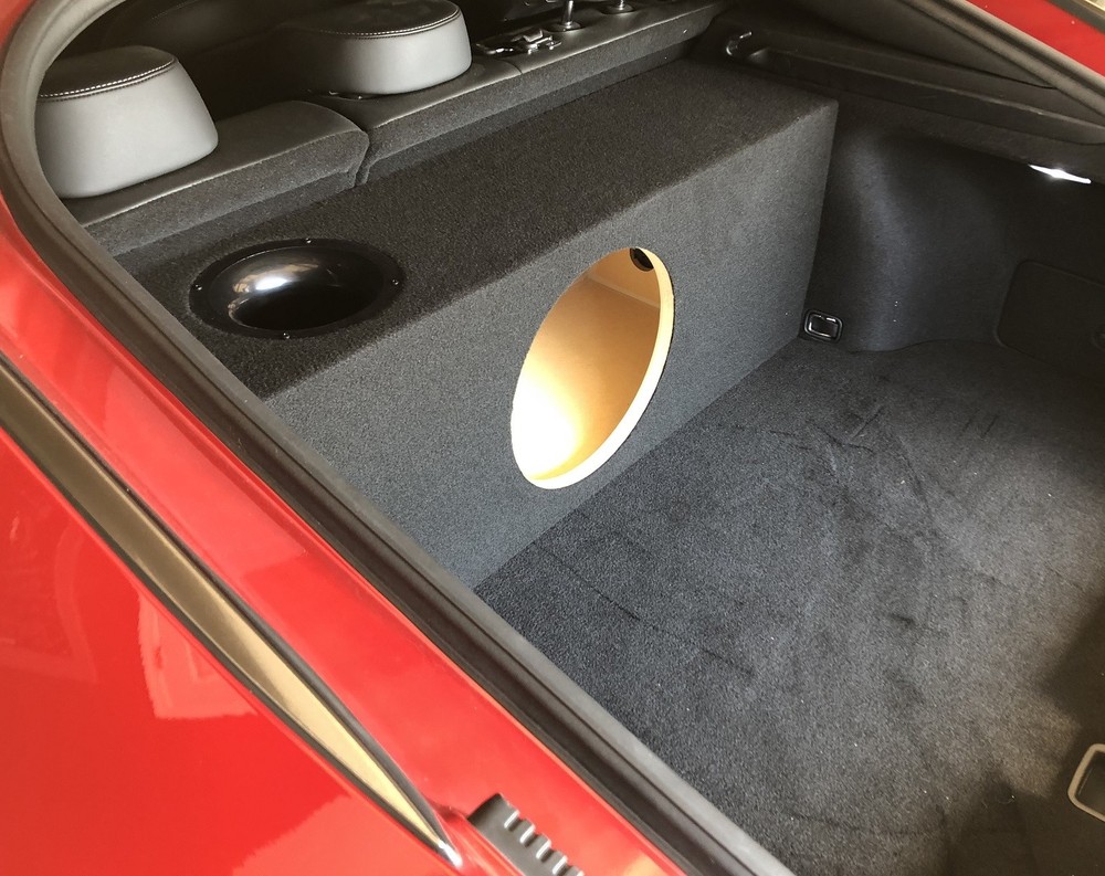 For a Kia Stinger - Custom Ported / Vented Sub Box Subwoofer Speaker Enclosure