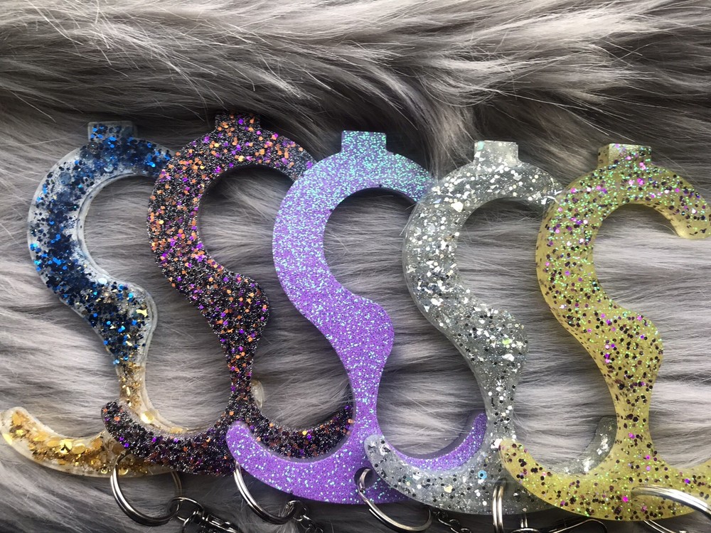 no touch door opener keychain