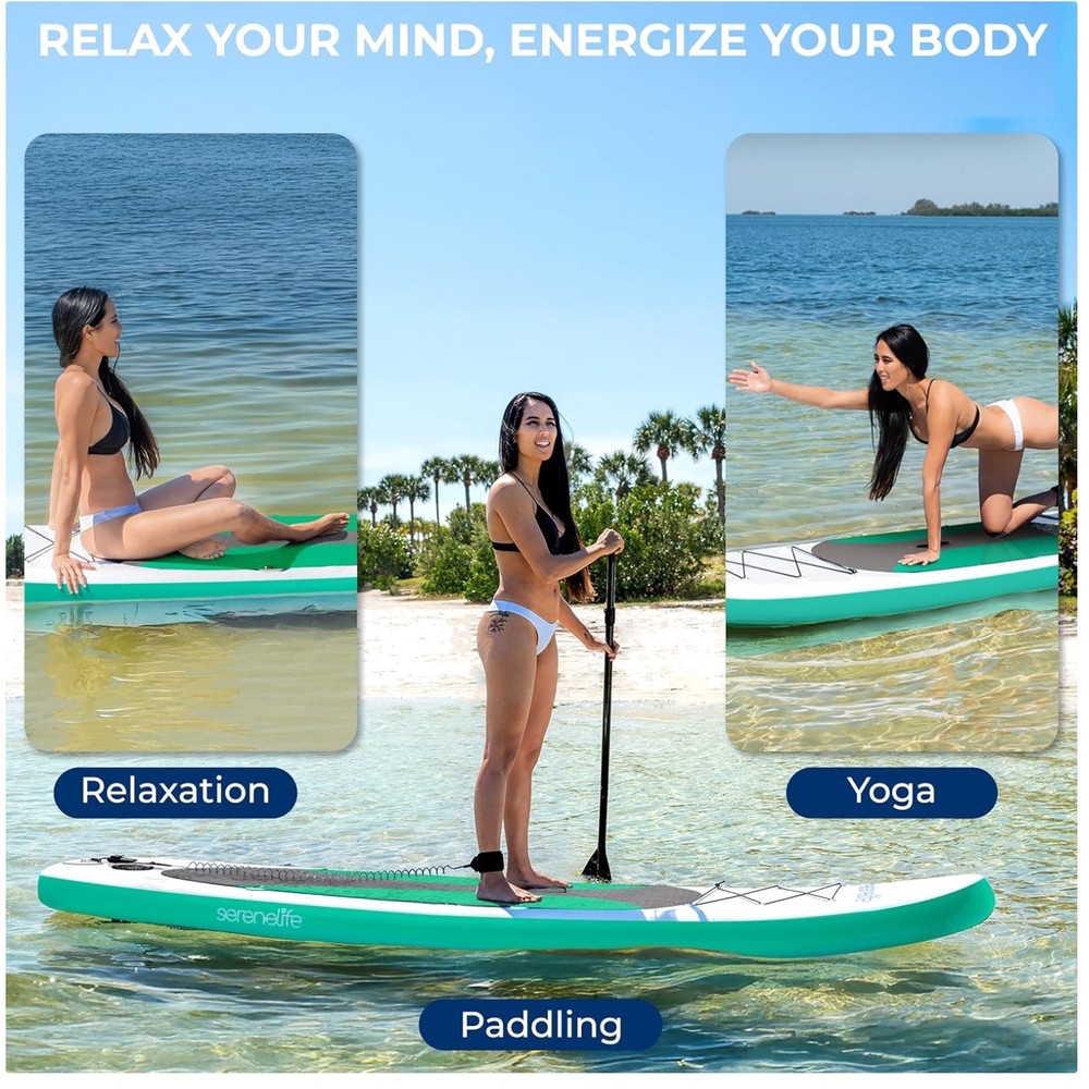Easy-to-Setup Inflatable SUP Board - Ultimate Stability