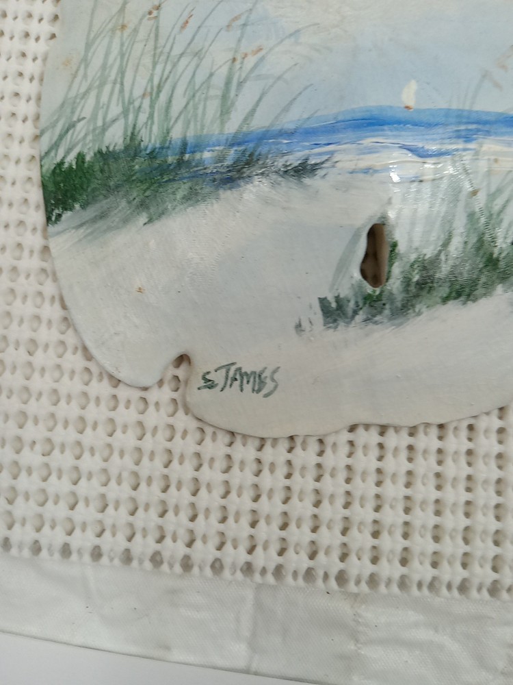 Large Painted Sanddollar