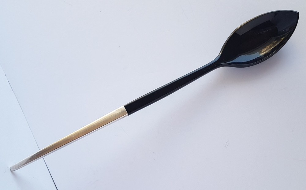 Spoon/ Serving Spoon, 925 Silver, Hermann Bauer, around 1960 M332