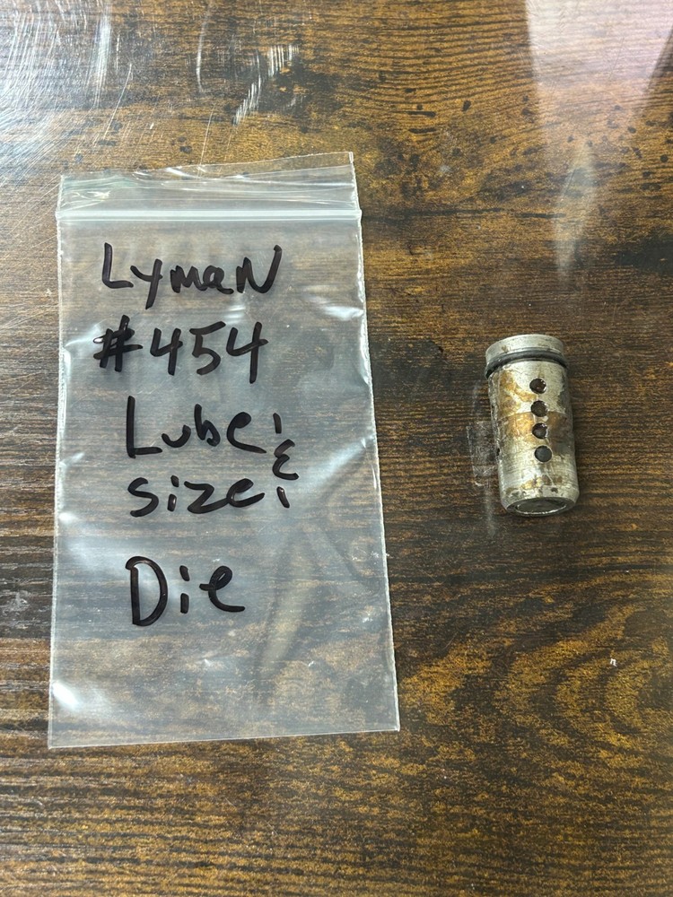 Lyman #454 Lube & Size Die