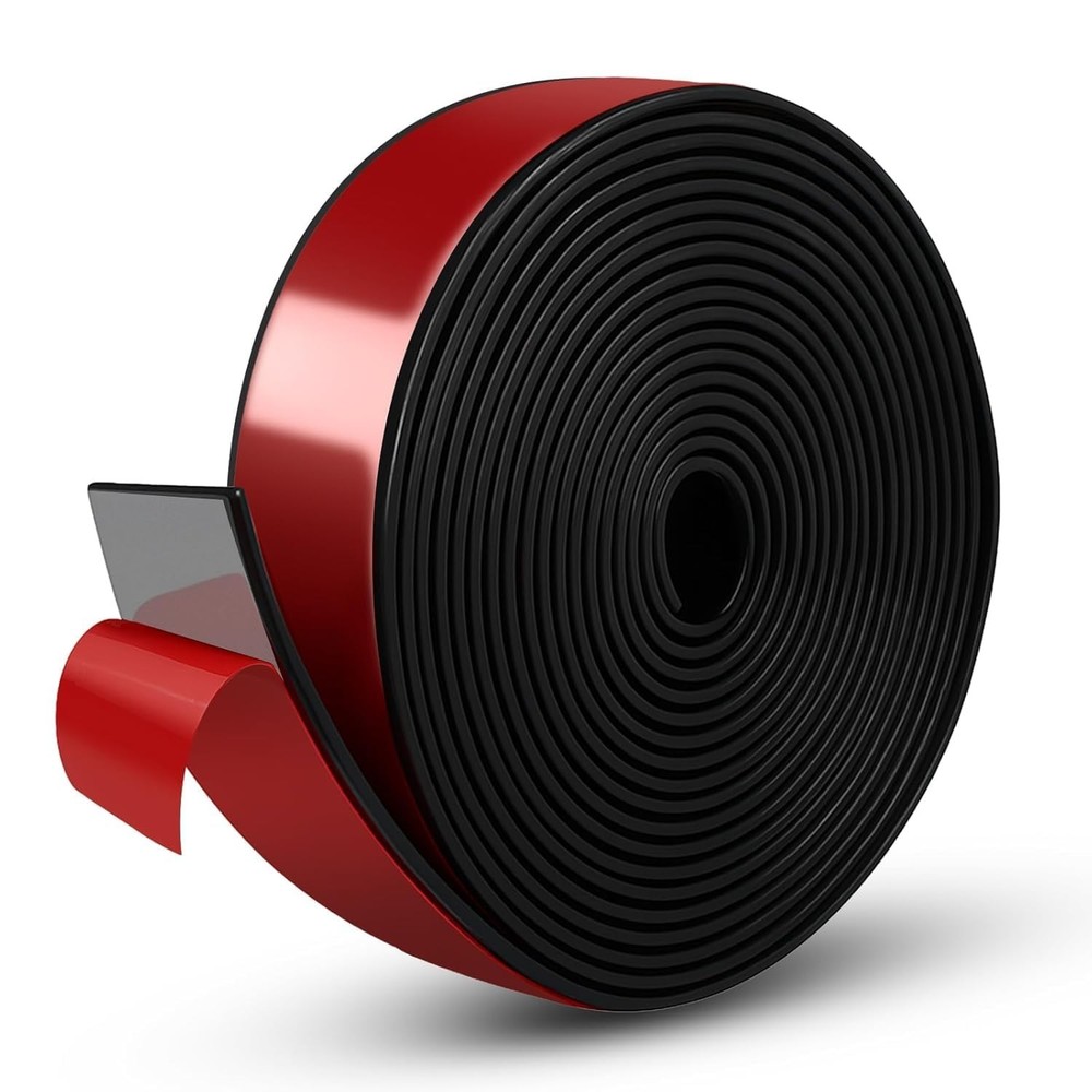Neoprene Rubber Strips, 1" Wide X 1/16" Thick X 115" Long Adhesive Solid Rubb...