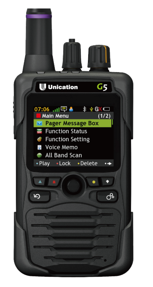Unication G3 UHF Split C P25 VHF/400-470 Pager
