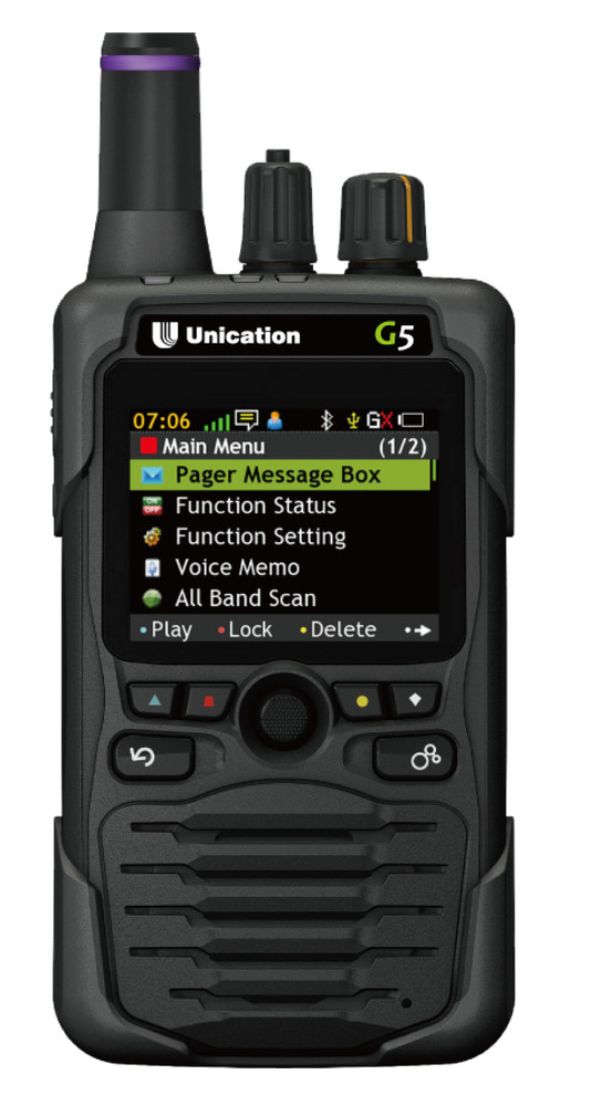 Unication G5 UHF Split C P25 400-470/700/800 Pager