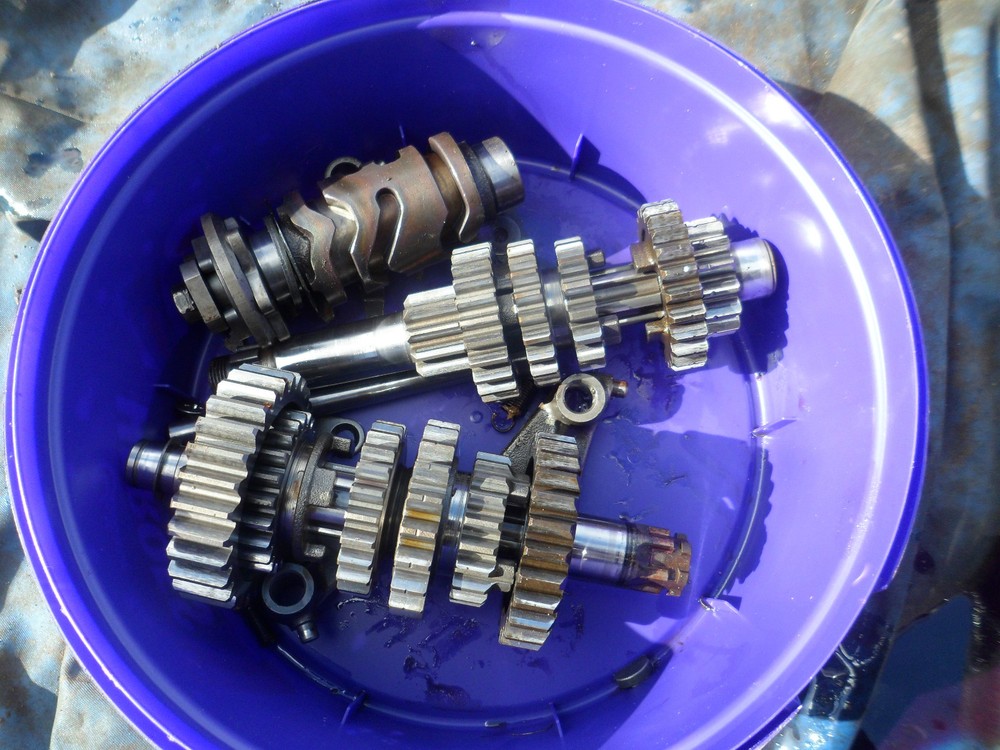 Complete gearbox for an RG 125 U Wolf 1994