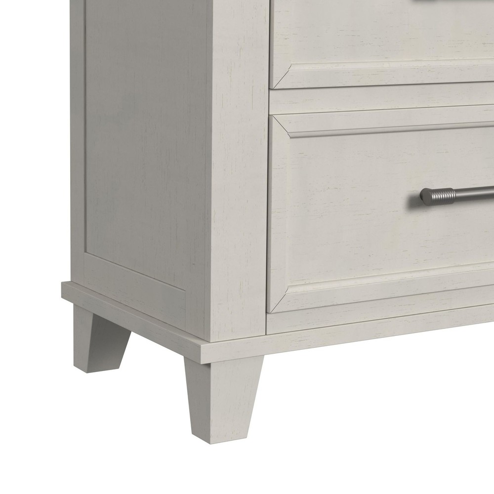 Henrik King Panel 5PC Bedroom Set in Ivory