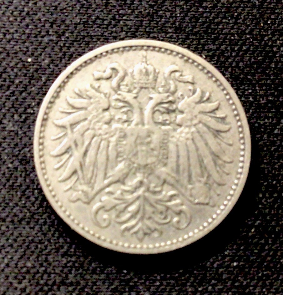 1894 Austria 10 Heller! ENN Coins